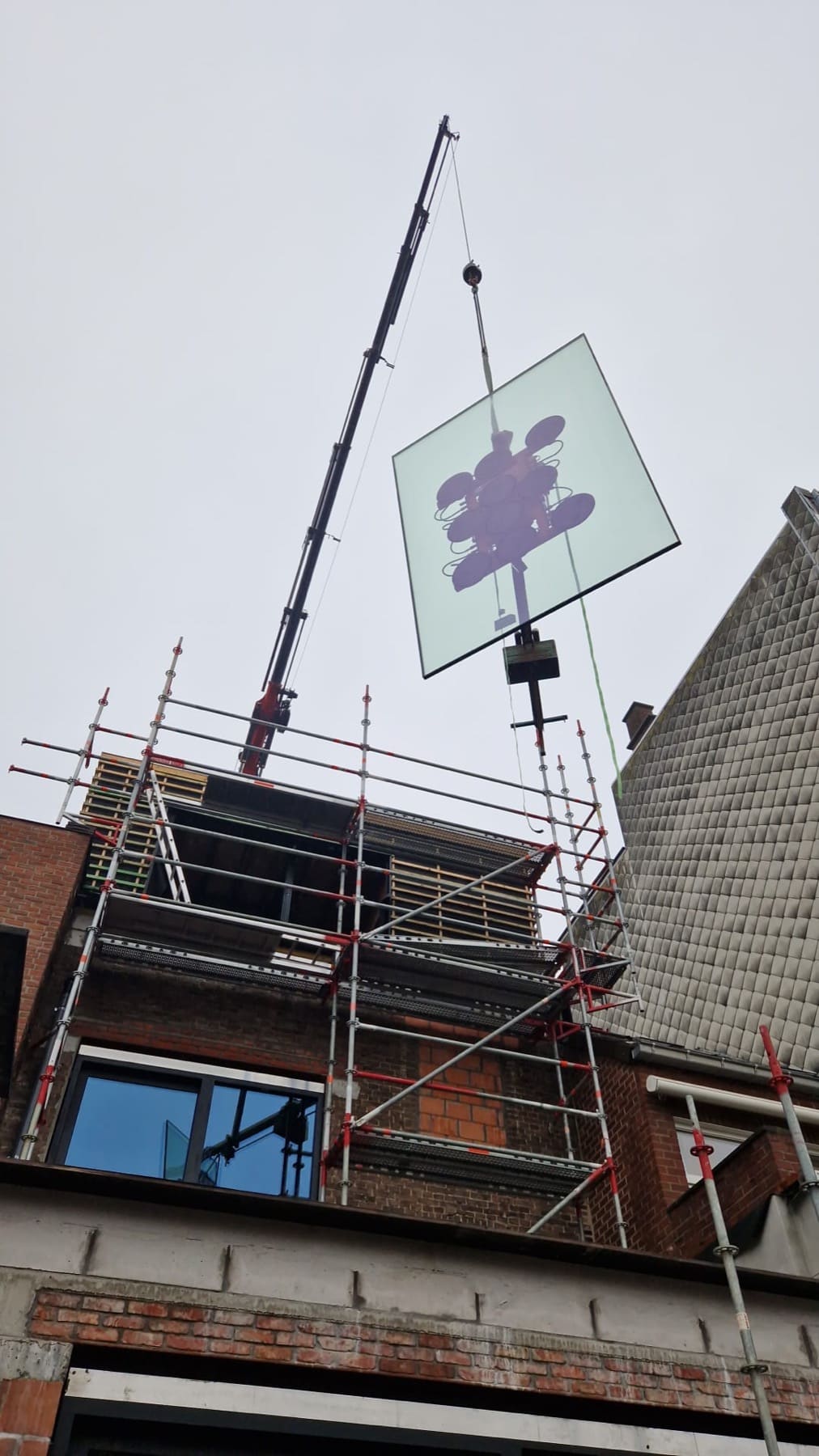 Attique sur brique — 2023 · Vitrage de toiture · Louvain